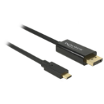 DeLOCK 85255 video cable adapter 1 m USB Type-C DisplayPort Black