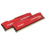 HyperX FURY Red 8GB 1600MHz DDR3 memory module 2 x 4 GB