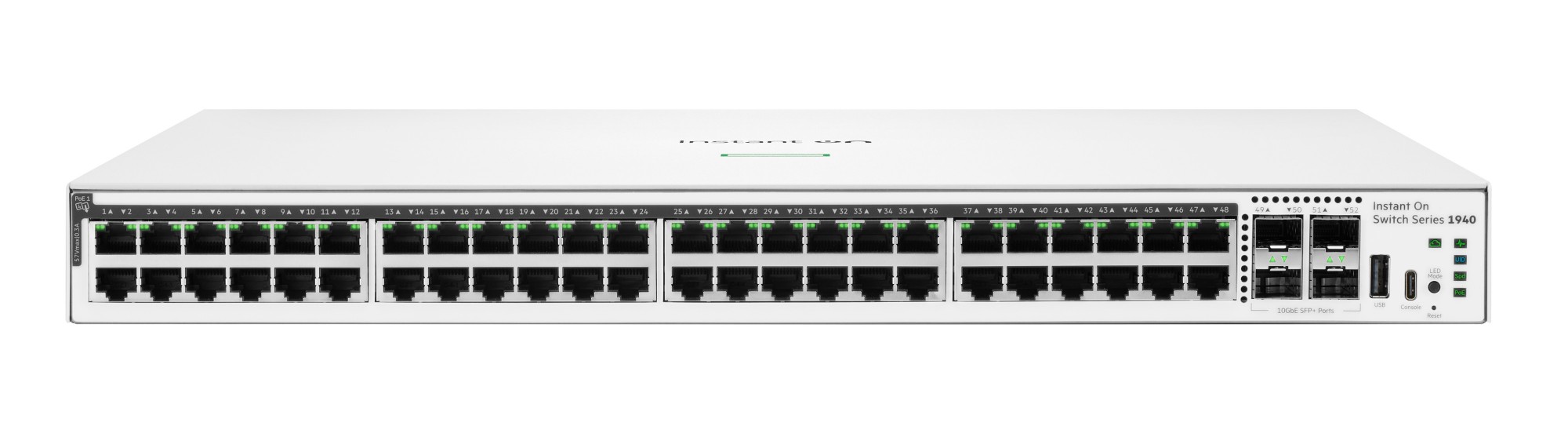 HPE Networking Instant On Switch 24p Gigabit CL4 PoE 4p SFP+ 240W 1940