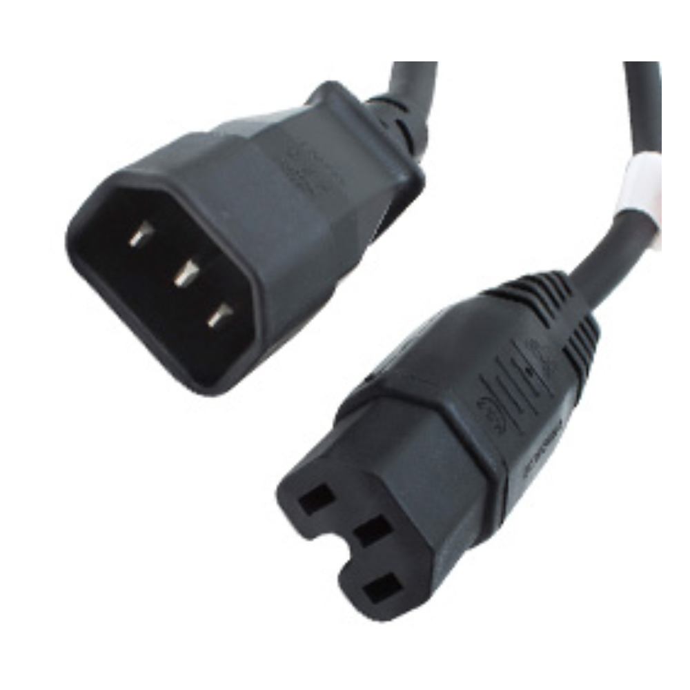 Image of Origin Storage 1m Power Cable - PDU to Switch IEC C14(M)-IEC C15(F)