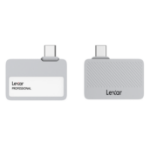 Lexar Professional Go Portable SSD with Hub, SL400, 1TB, Silver, Up to 1050MB/s read, 1000MB/s write speeds