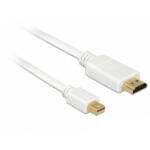 DeLOCK 83992 0,5 m Mini DisplayPort HDMI Zwart
