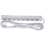 Microconnect GRU00850WDK power extension 5 m 8 AC outlet(s) Indoor White