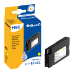 Pelikan 4109088/H88 Ink cartridge yellow, 1.57K pages ISO/IEC 24711 17ml (replaces HP 951XL) for HP OfficeJet Pro 8100/8610/8620