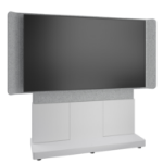 Middle Atlantic ForumTM Free-Standing 66" (3 Bay) Display Stand for (1) 70" to 75" Display, Light Finish