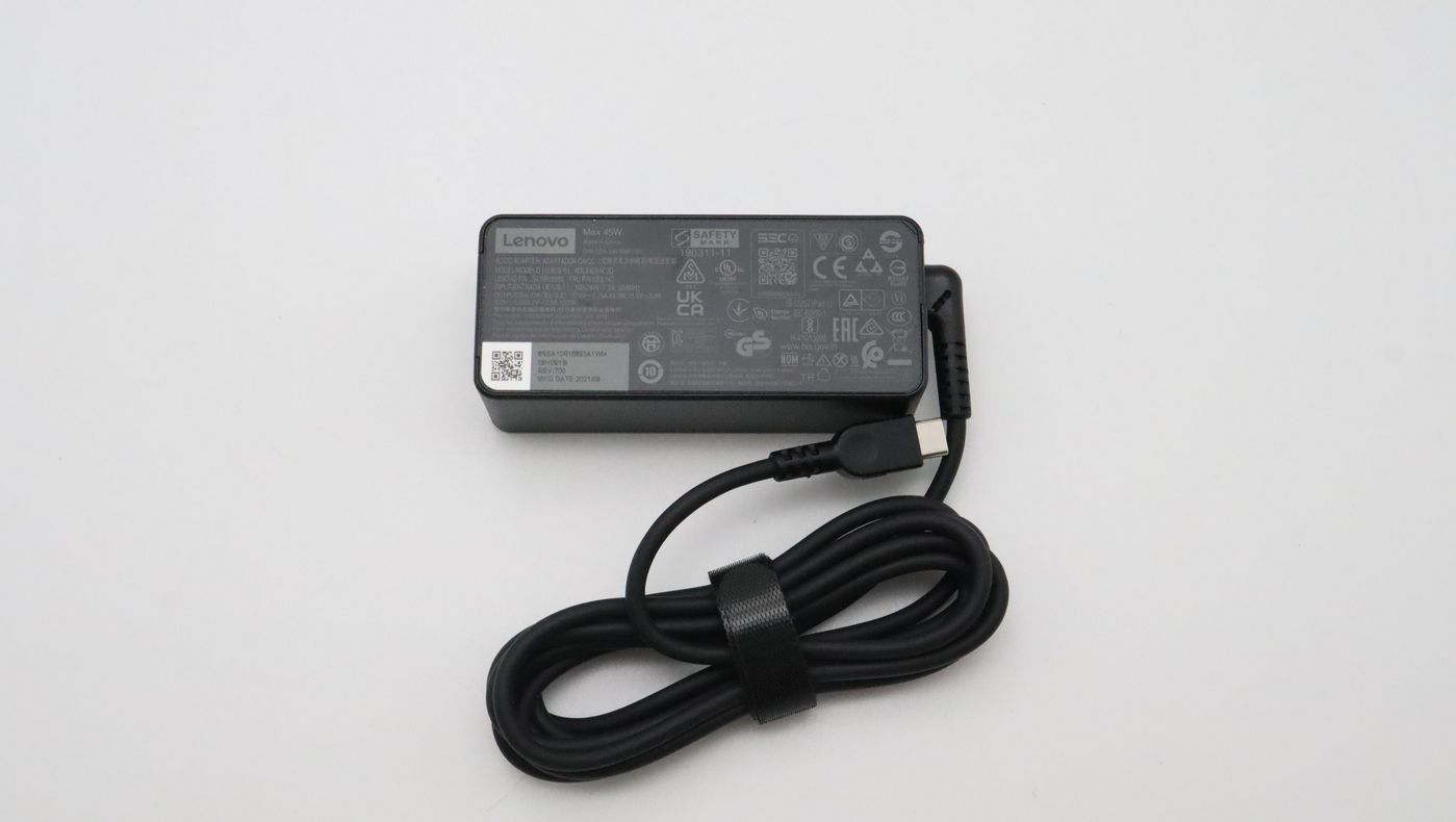 Lenovo PD,45W,20/15/9/5V,3P,WW,ACB - Approx 1-3 working day lead.