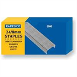 Rapesco NO 24/8 MTL 8 STAPLES PK5000