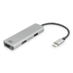 ACT USB-C 4K multiport adapter voor 2 HDMI schermen, USB-A datapoort