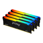 Kingston Technology FURY Beast 64GB 3200MT/s DDR4 CL16 DIMM (Kit of 4) 1Gx8 RGB