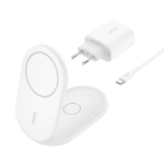 Belkin BoostCharge Headphones, Smartphone White USB Wireless charging Fast charging Indoor