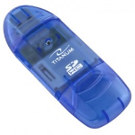 TTM TITANUM TA101B card reader Blue USB 2.0