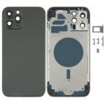 Apple EU Product - iPhone 12 Pro Max Complete Back Cover with Frame (No Logo) - Black