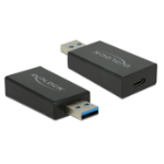 DeLOCK 65689 cable gender changer USB 3.1 Gen 2 Type-A USB 3.1 Gen 2 USB Type-C Black