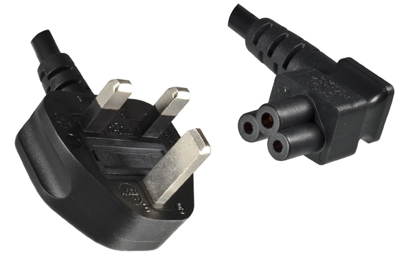 Microconnect PE090818A power cable Black 1.8 m Power plug type G C5 coupler