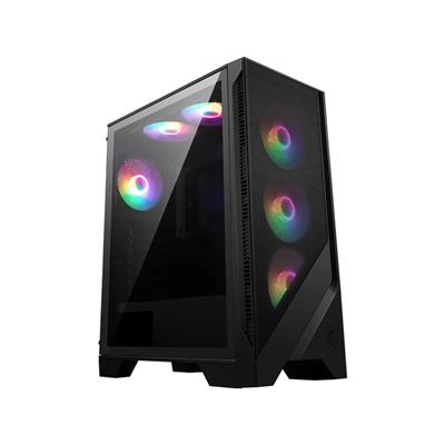 Image of MSI MAG FORGE 120A AIRFLOW computer case Midi Tower Black, Transparent