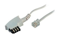 Image of shiverpeaks 3m TAE-F - RJ11 - 3 m - TAE F - RJ11 - White - Male - Male