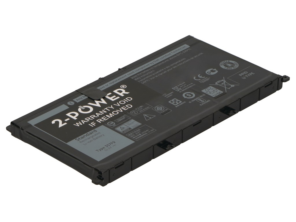 Image of 2-Power 11.1v, 6 cell, 74Wh Laptop Battery - replaces 357F9