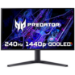Acer Predator X27UX1 QD-OLED gaming monitor - 26.5", QD-OLED, Quad HD, 240Hz, 0.03ms, FreeSync Premium Pro, DisplayHDR 400 True Black, HDMI & DP