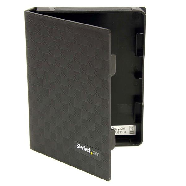 Image of StarTech.com 2.5in Anti-Static Hard Drive Protector Case - Black (3pk)