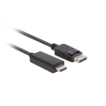 Lanberg CA-DPHD-11CC-0050-BK cable gender changer DisplayPort HDMI Black