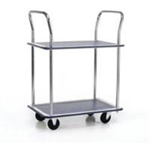 Barton Storage 2 SHELF TROLLEY SLVER/BLUE