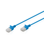 Digitus CAT 6 U-UTP Slim patch cable, 2 m, blue