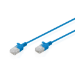 Digitus CAT 6 U-UTP Slim patch cable, 2 m, blue