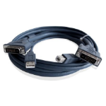 ADDER 2x DVI-D-2x USB, 2m DVI cable DVI-D + USB Black