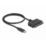 DeLOCK 63803 tussenstuk voor kabels USB C 22-pin SATA Zwart