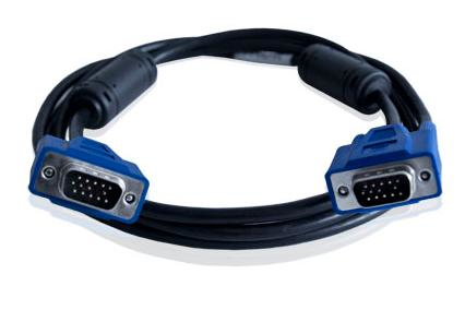 ADDER 2x VGA, 1.8m VGA cable VGA (D-Sub) Black, Blue