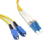 C2G 3m LC/SC Duplex 9/125 Single-Mode Fiber Patch Cable - Yellow fibre optic cable