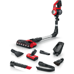 Bosch BCS71PETGB stick vacuum/electric broom 2-in-1 stick vacuum Battery Dry Bagless Black, Red