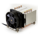 Dynatron A24 koelsysteem voor computers Processor Koeler 6 cm Zwart, Zilver 1 stuk(s)