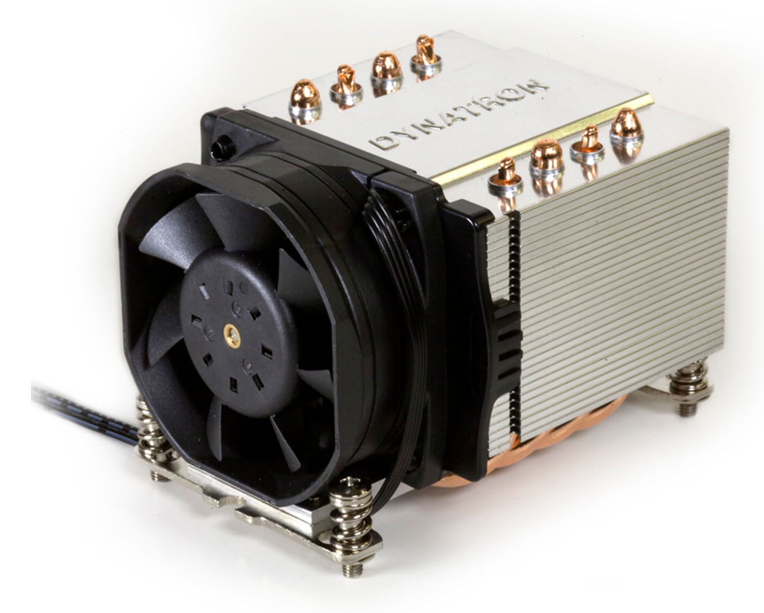 Dynatron A24 computer cooling system Processor Cooler 6 cm Black. Silv