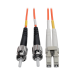 Tripp Lite N318-05M InfiniBand/fibre optic cable 196.9" (5 m) LC ST OFNR Orange