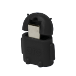 LogiLink AA0062 tussenstuk voor kabels Micro-USB-OTG USB 2.0 Zwart