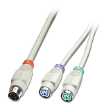 Lindy 0.15m PS/2 Y-Adapter Cable