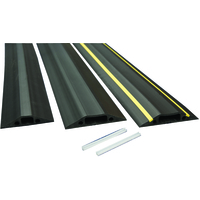 Image of D-Line FLR CBL CVR C/W CONNECTORS BLK