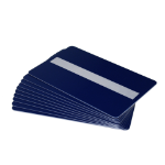 Digital ID Dark Blue 760 Micron Plastic Cards with Signature Strip (Pack of 100)