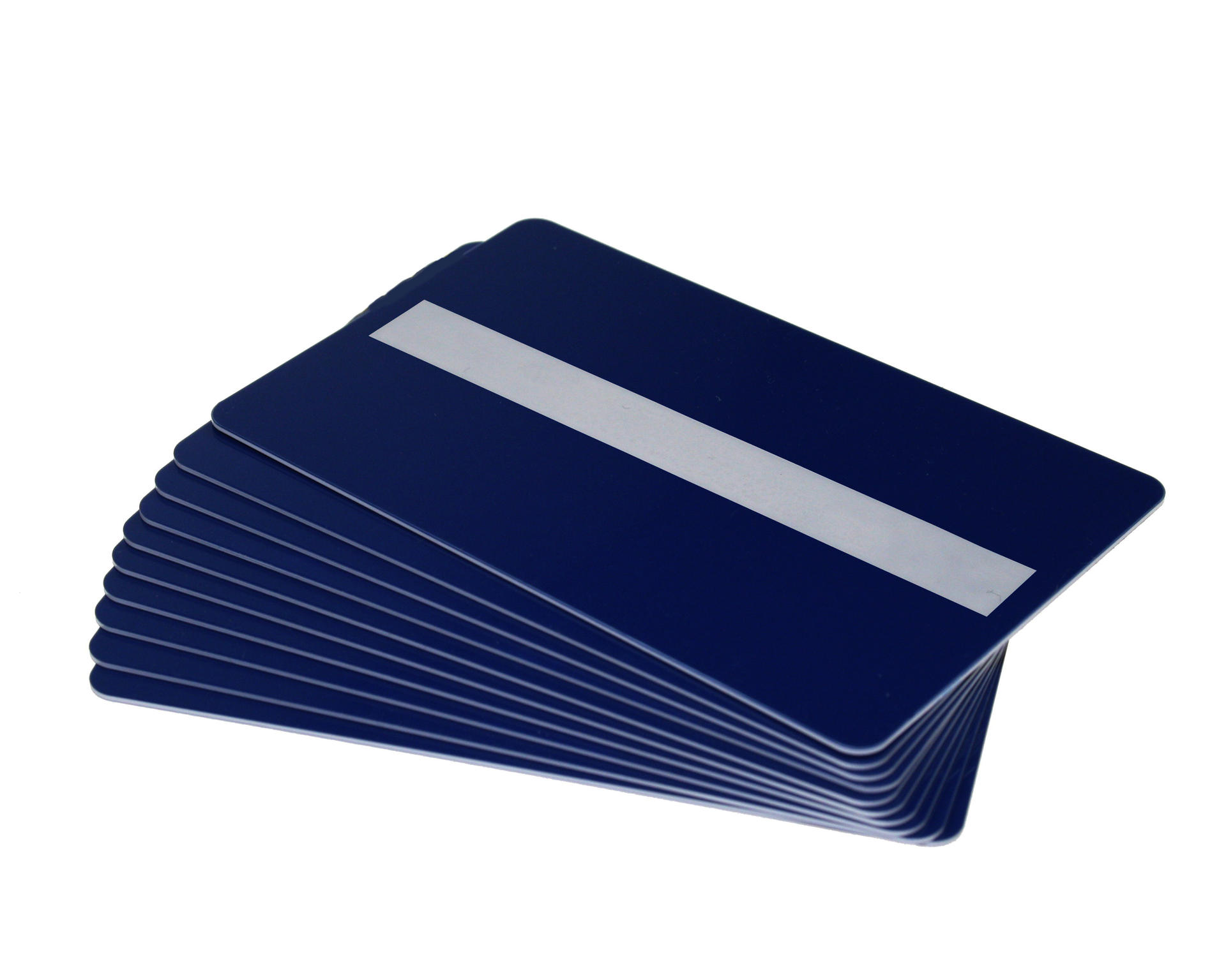 Image of Digital ID Dark Blue 760 Micron Plastic Cards with Signature Strip...