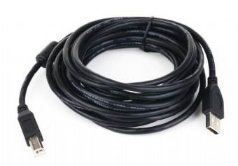 Gembird 3m USB 2.0 A/B M USB-kablar USB A USB B Svart