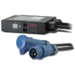 APC In-Line Current Meter, 16A, 230V, IEC309-16A, 2P+G power distribution unit (PDU) Black