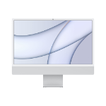 Apple iMac 24-inch with Retina 4.5K display: M1В chip with 8_core CPU and 7_core GPU, 256GB - Silver (2021)