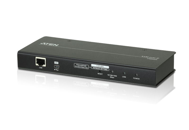 ATEN CN8000A-AT-E KVM switch Rack mounting Black