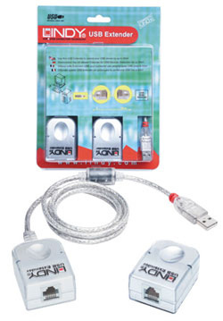 Image of Lindy CAT5 USB Extender Premium interface cards/adapter