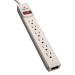 Tripp Lite TLP608TEL surge protector Gray 6 AC outlet(s) 120 V 96.1" (2.44 m)