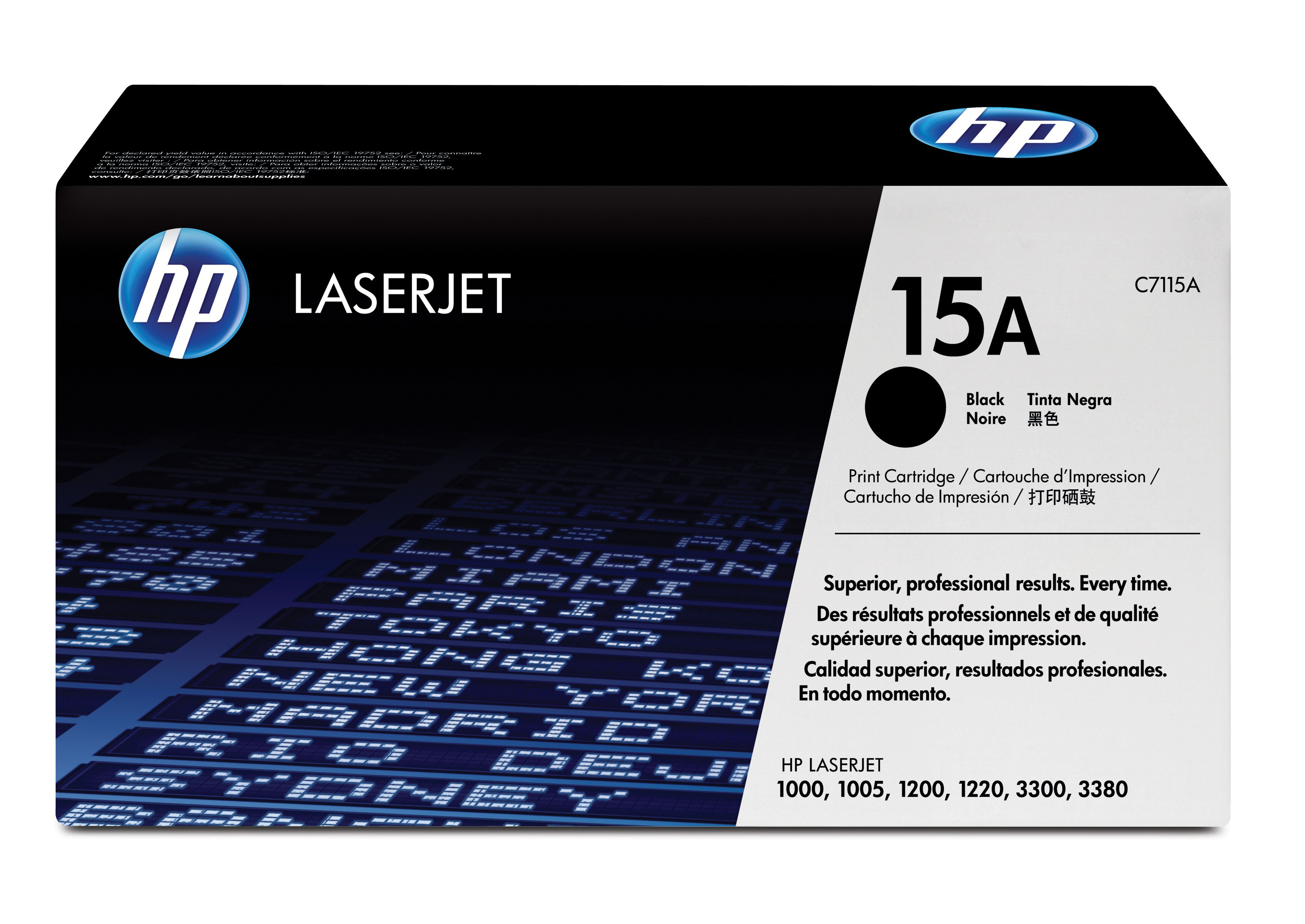 Image of HP C7115A/15A Toner cartridge black, 2.5K pages ISO/IEC 19752 for...