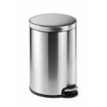 Durable Pedal bin stainless steel 20L round