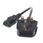 EFB Elektronik EK500.2 electriciteitssnoer Zwart 2 m Netstekker type G C13 stekker