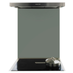 De Santii 900x750mm Toughened Glass Splashback - Olive